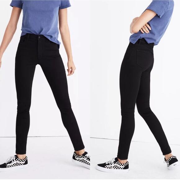 Madewell Roadtripper Mid Rise Jeans in Black Wash. Size 28. - Picture 1 of 9